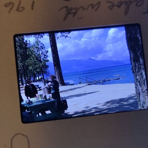 Original Red Kodachrome Slide 1961-1964 Family, Kids Lake Tahoe Lot Of 16 - Picture 10 of 10